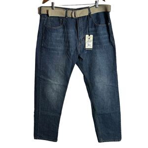 NWT Beverly Hills Polo Club Relaxed Straight Blue Jeans size 40x32